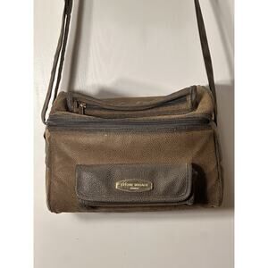 Ettore Bugatti France Vintage Brown Camera Bag